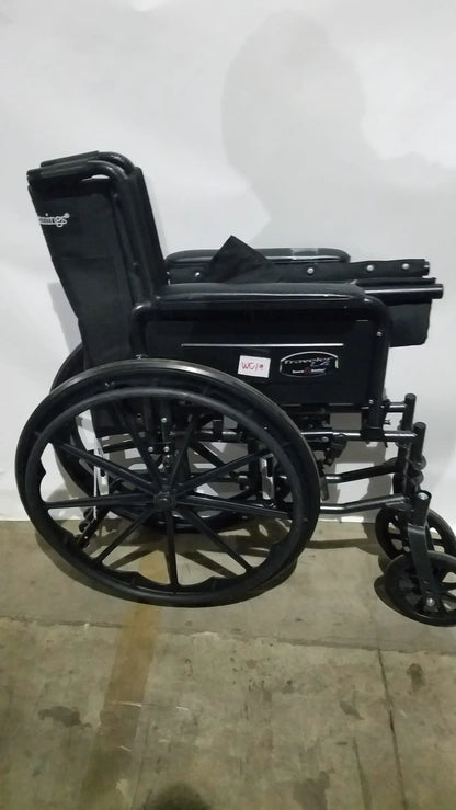 Everest & Jennings Traveler L4 Wheelchair Ultralight Adjustable Height Adult