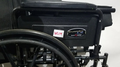 Everest & Jennings Traveler L4 Wheelchair Ultralight Adjustable Height Adult