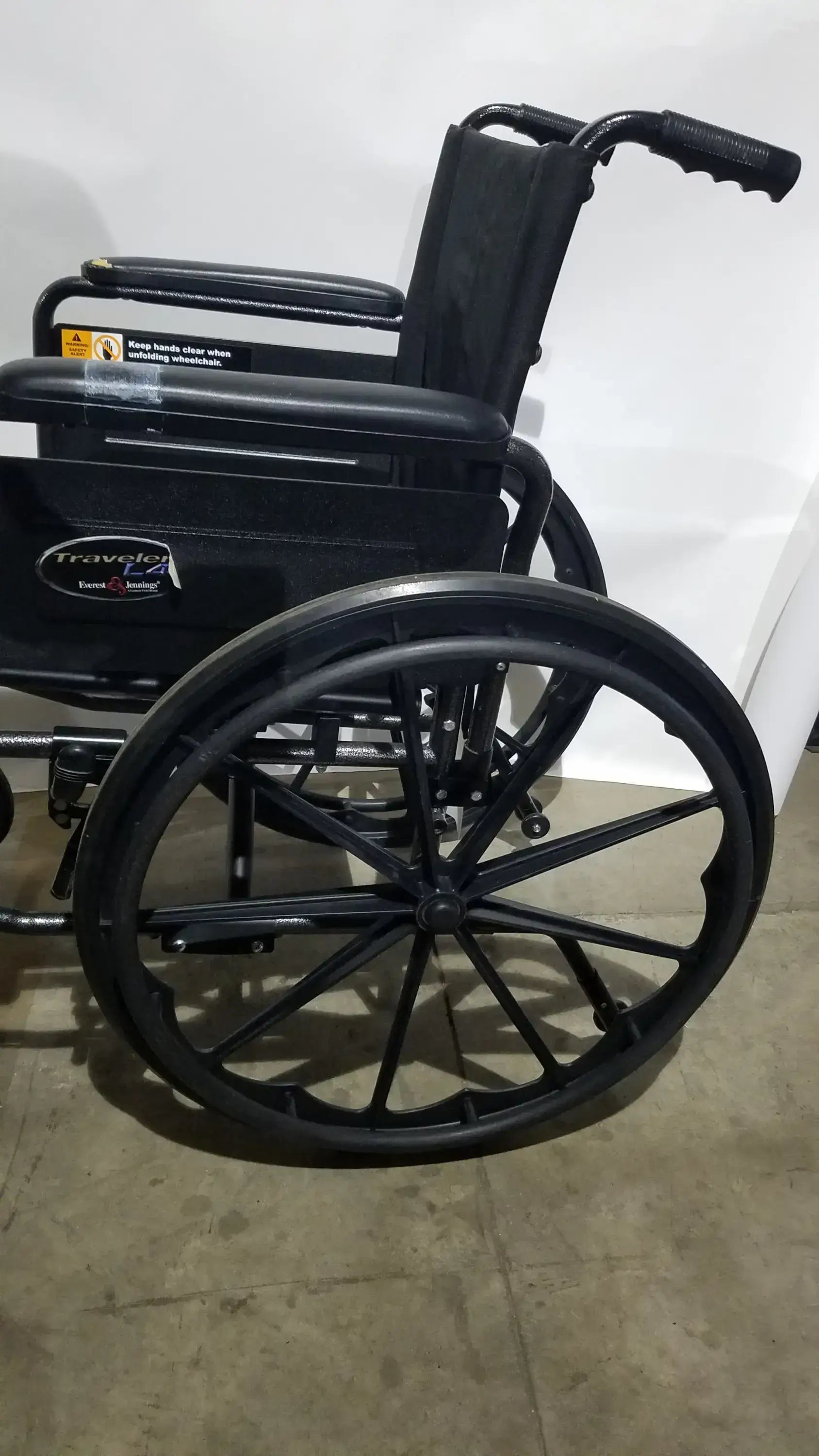 Everest & Jennings Traveler L4 Wheelchair Ultralight Adjustable Height Adult