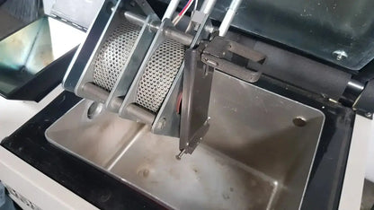 Industrial-grade stainless steel perforated roller assembly with metallic frame for excellent spex 6850 freezer mill biomedical evaluation