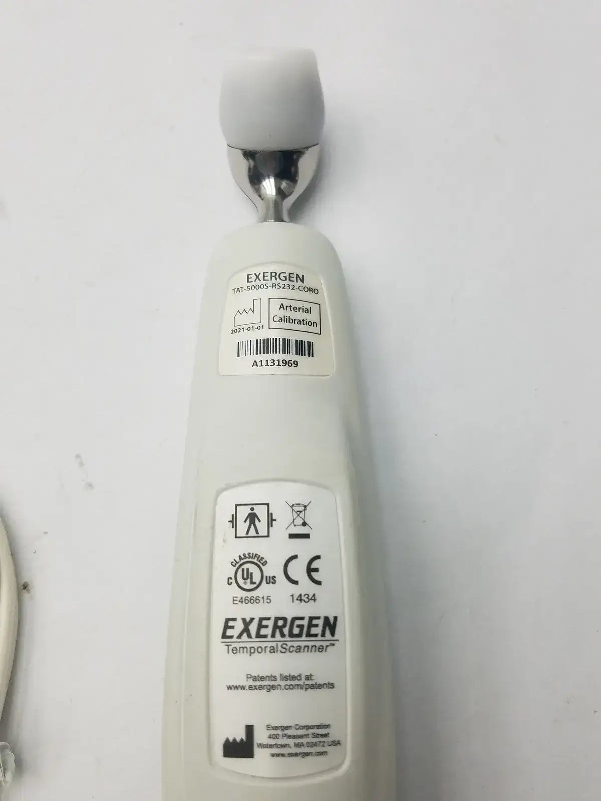 Exergen TAT-5000S Temporal Artery Scanner Thermometer With Dual Lock