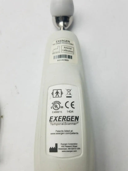 Exergen TAT-5000S Temporal Artery Scanner Thermometer With Dual Lock