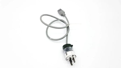 Gray power cable exito exp-005 grey ac power cable with three-prong plug and gray connector for reliable connection