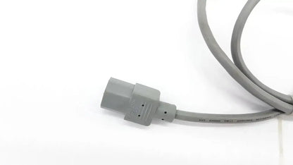 Gray power cable with three-pronged plug for Exito EXP-005 grey AC power cable USIP use