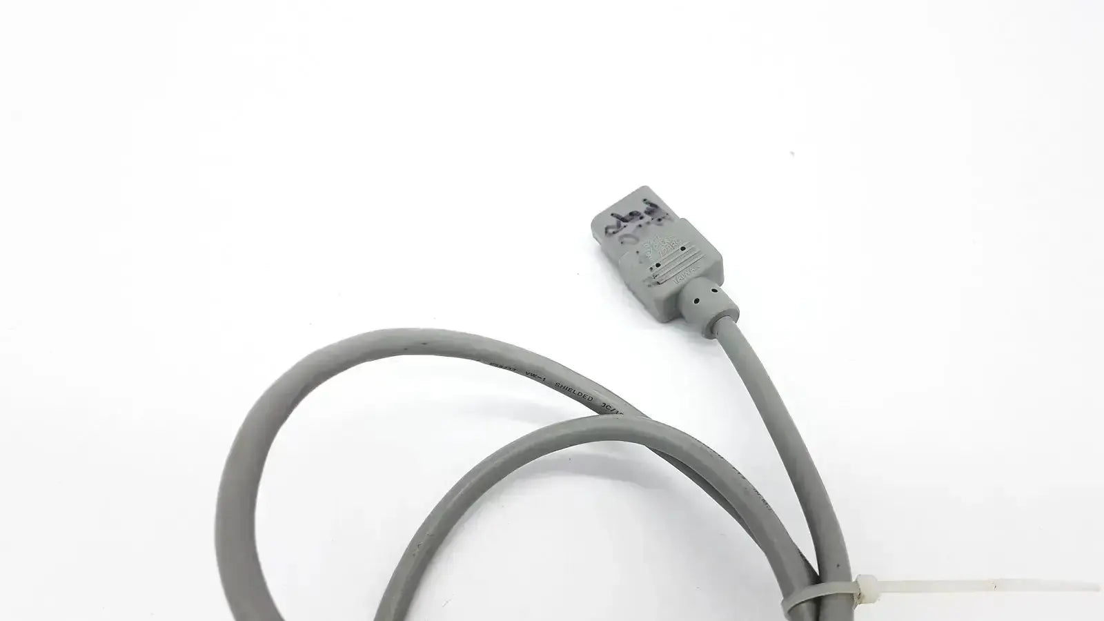 Exito exp-005 grey ac power cable with a grey rectangular usb connector and coiled cord for reliable power supply