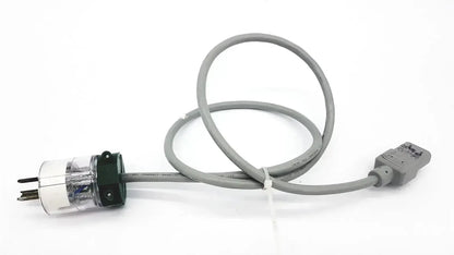 Exito EXP-005 grey AC power cable with a clear cylindrical plug and standard three-pronged connector end