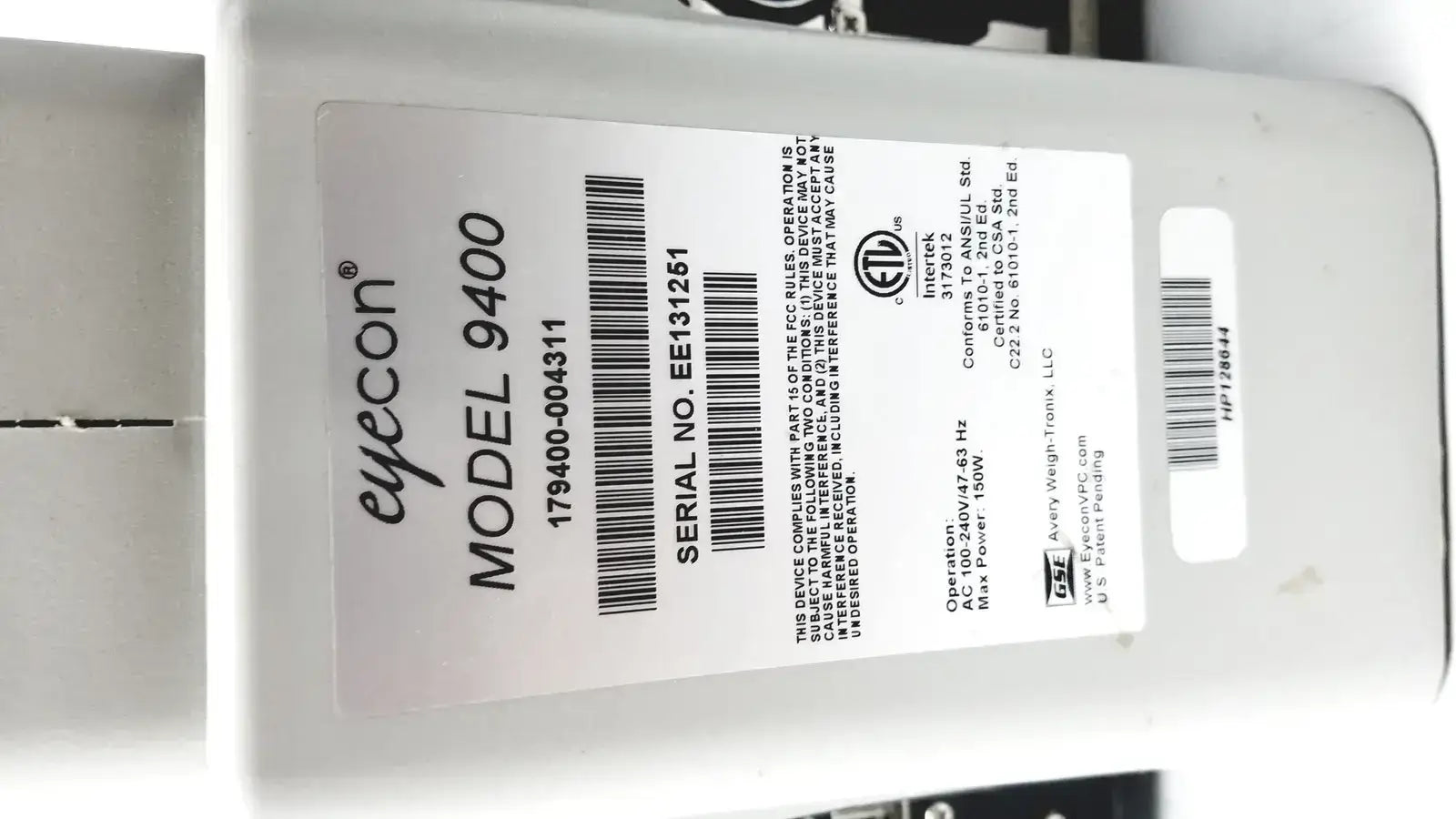 Eyecon by GSE 9400 - Pill Counter