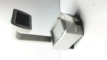 Gray eyecon medical imaging machine by gse mode 9400 with touchscreen and scanning bed for hospital surplus use