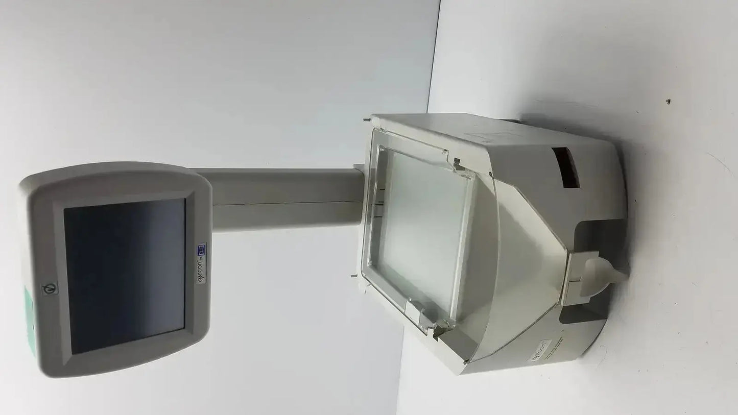 Gray eyecon medical imaging device by gse mode 9400 with adjustable arm monitor and scanner head for hospital surplus use