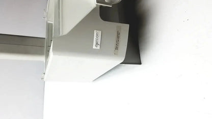 White plastic eyecon by gse model 9400 rectangular device with angular design used medical equipment for sale g-cir-r4-6f