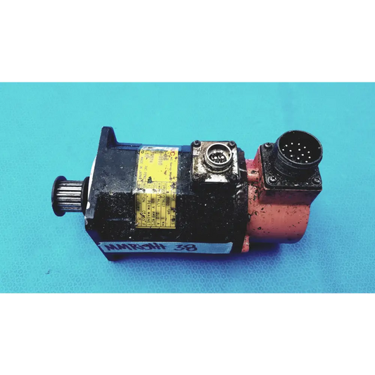 Fanuc A06B-0310-B002 AC Servo Motor - Model 2-0S 4-Pin & 17-Pin Connector - servo motor