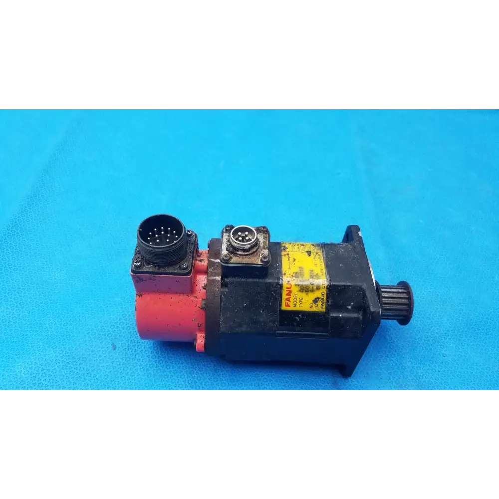 Fanuc A06B-0310-B002 AC Servo Motor - Model 2-0S 4-Pin & 17-Pin Connector - servo motor