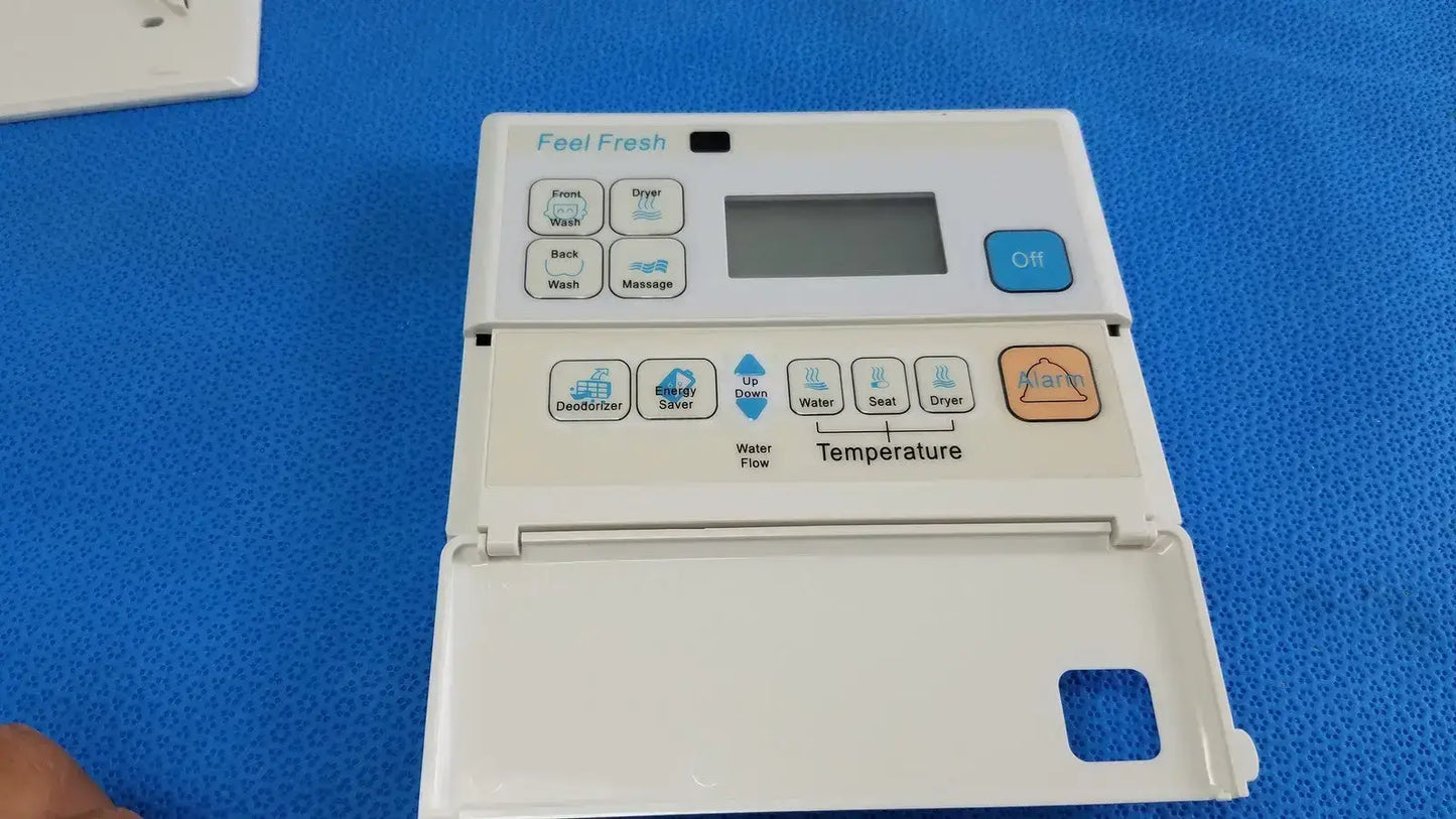 Feel Fresh Electronic Bidet Toilet Seat Control Panel Remote