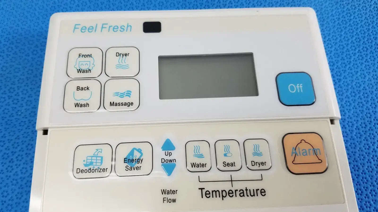 Feel Fresh Electronic Bidet Toilet Seat Control Panel Remote