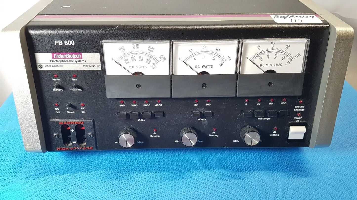 Fisher Biotech FB-600 High-Voltage Electrophoresis Power System
