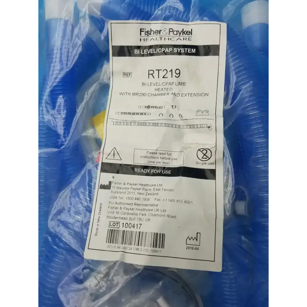 Fisher & Paykel RT219 Bi Level CPAP Circuits - Circuit