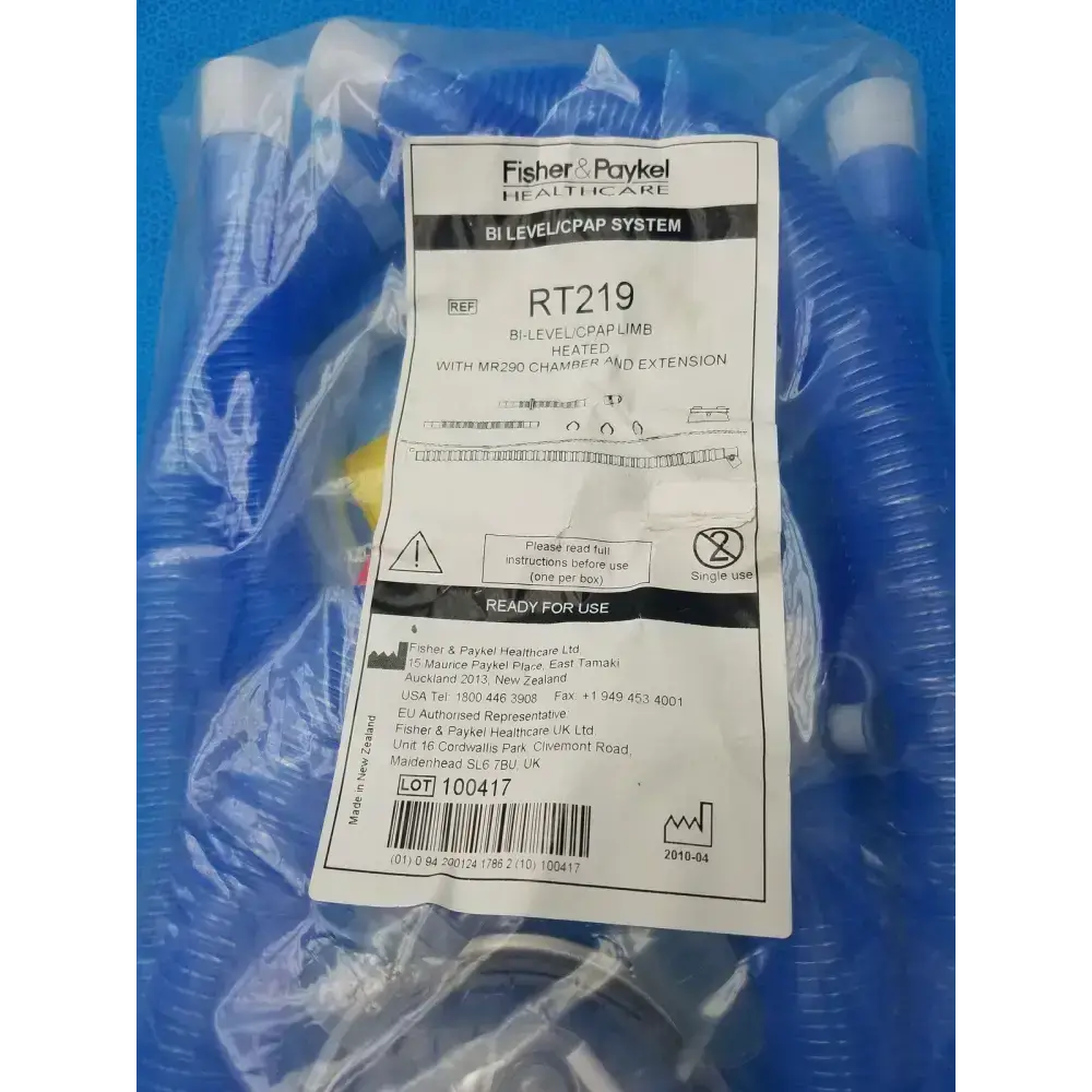 Fisher & Paykel RT219 Bi Level CPAP Circuits - Circuit