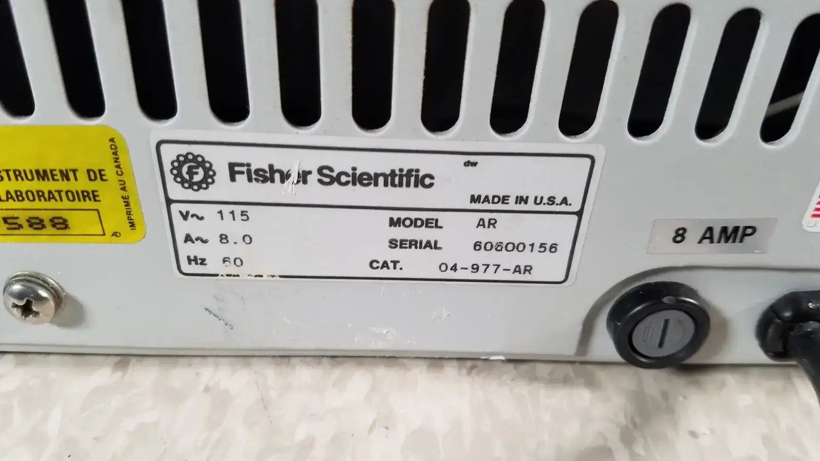 Fisher Scientific Marathon Micro A Bench Top Model Centriifuge - Benchtop Centrifuge
