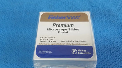 Shop Fisherfinest Premium Frosted Microscope Slides online. Premium frosted glass slides with standard 25 x 75 x 1 mm size for consistent laboratory use.