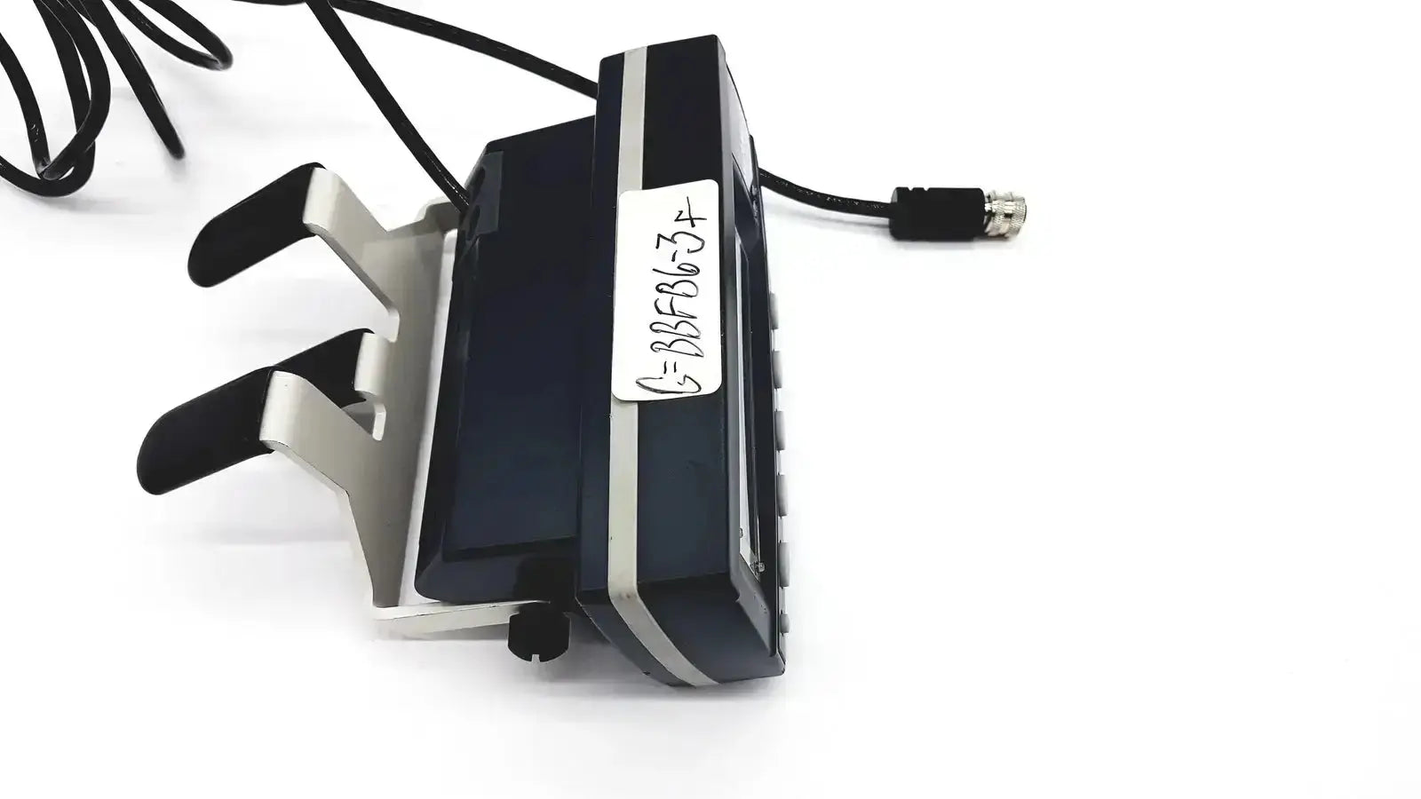 Black and silver dual-joystick gaming controller with matte finish and ergonomic foot pedals for med-mizer allcare beds