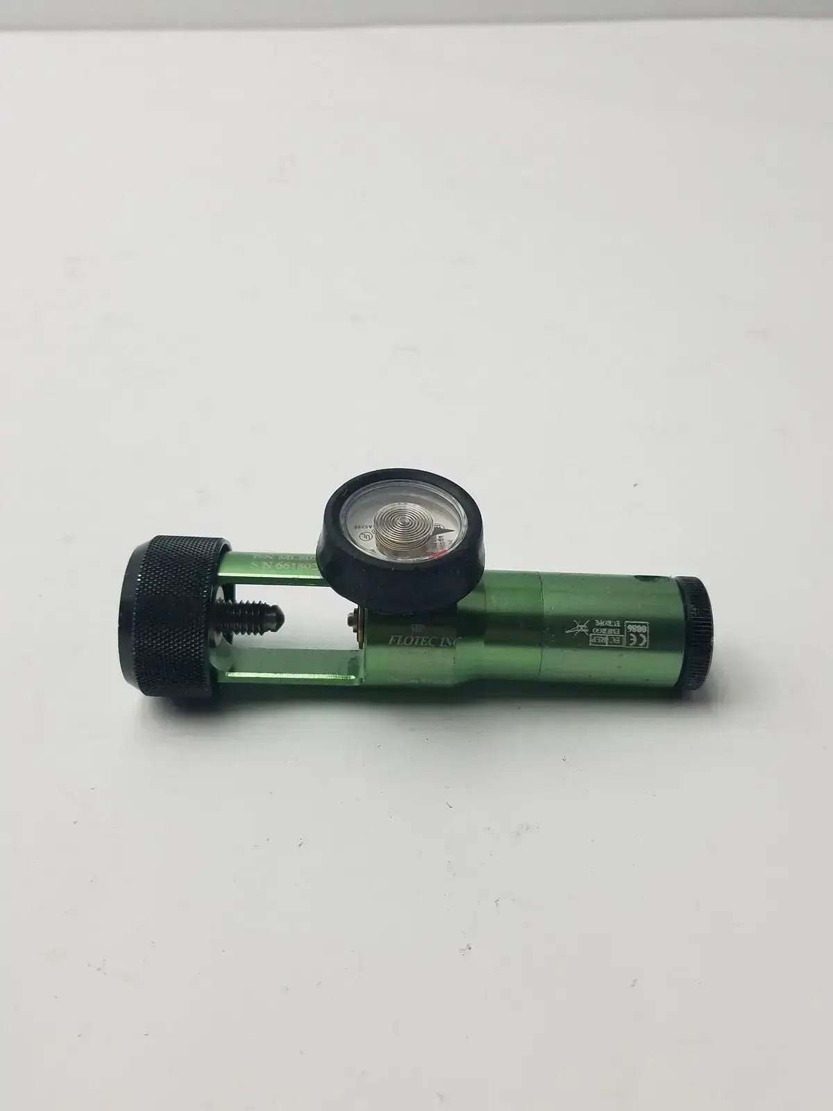 Flotec ML803-280 Oxygen Regulator Valve W/ Pressure Gauge & Flowmeter