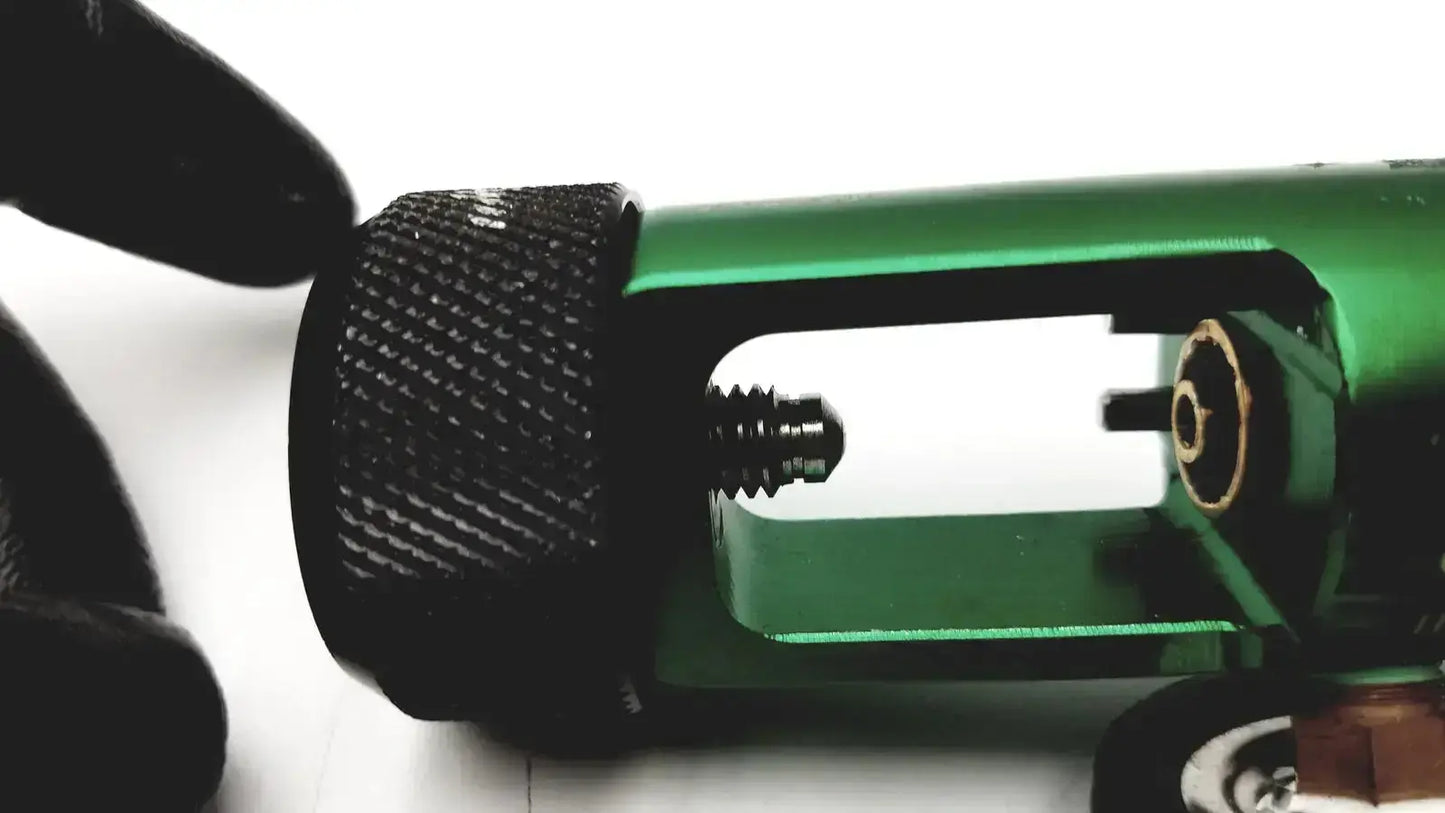 Green metal flotec rr803-310p2 oxygen regulator with black textured knob compatible with watch-pat200u finger sensor