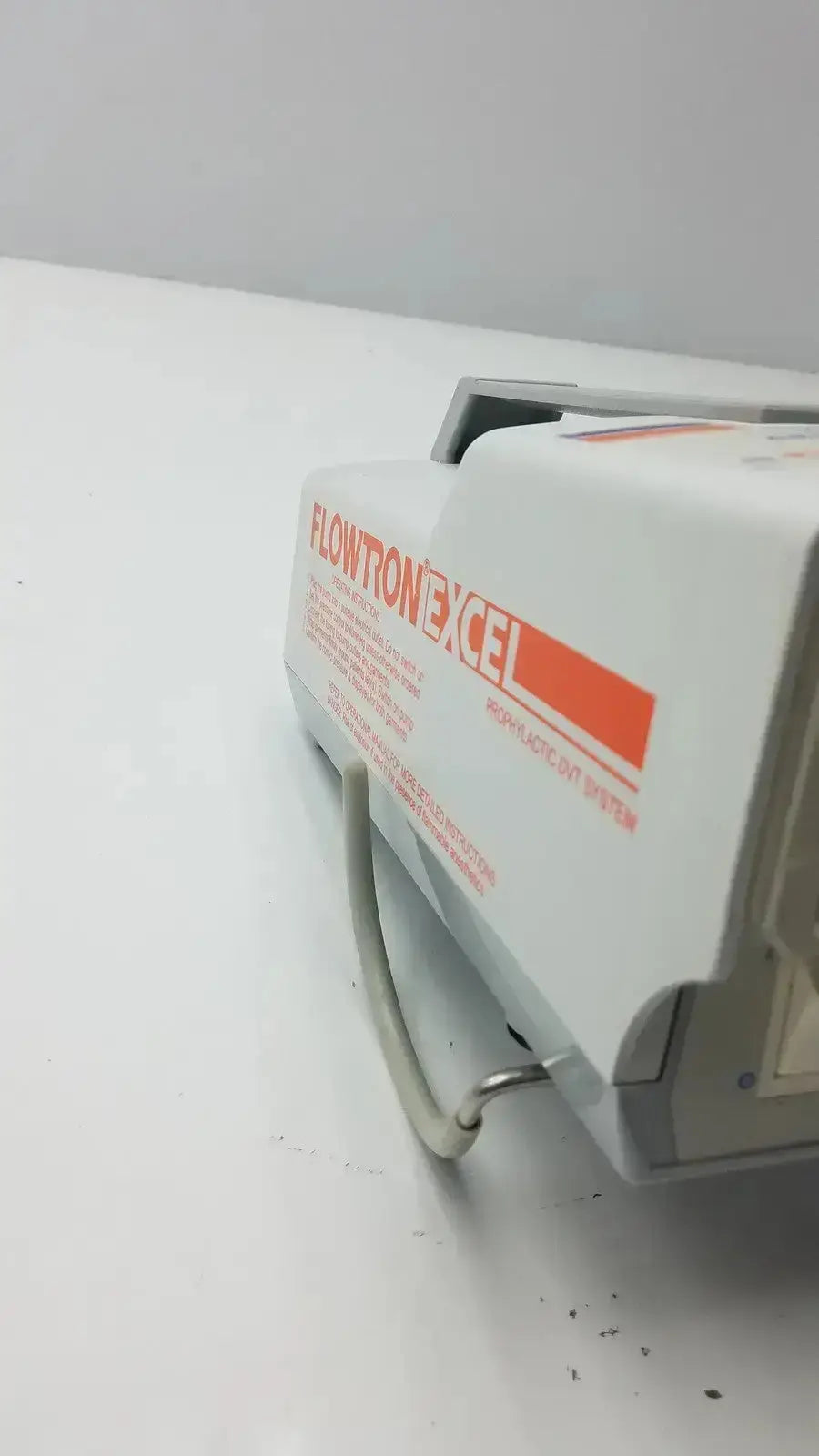 White and gray flowtron excel ac550 flow cytometer with orange branding for huntleigh flowtron excel replacement use