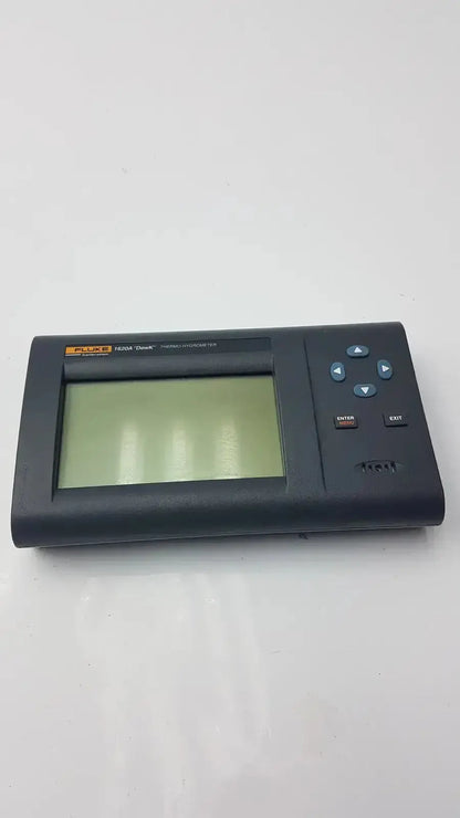 Black fluke 705b digital multimeter with rectangular screen and navigation buttons for fluke 1620a dewk digital use
