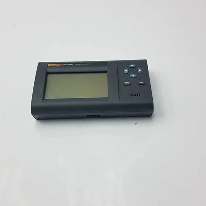 Black plastic fluke 1620a dewk digital thermometer-hygrometer with rectangular screen and directional navigation buttons