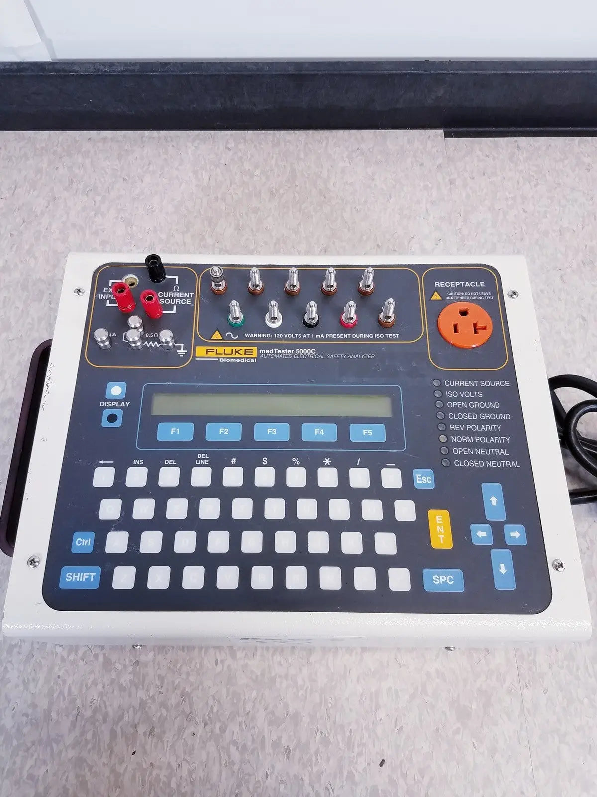 Fluke MedTester 5000C Automated Electrical Safety Analyzer Not Working