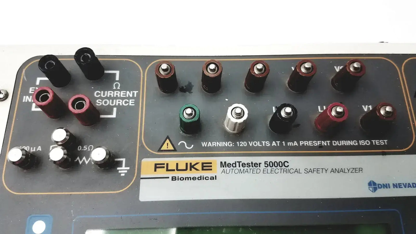 FLUKE MedTester 5000c Biomedical Electrical Safety Analyzer