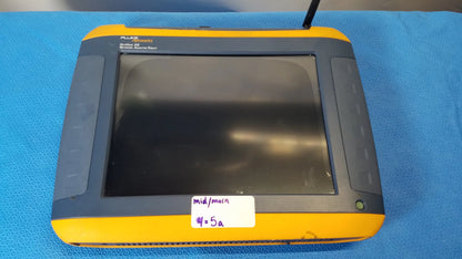 Fluke networks optiview xg rugged yellow and black handheld network analysis tablet with q600 remote access tool