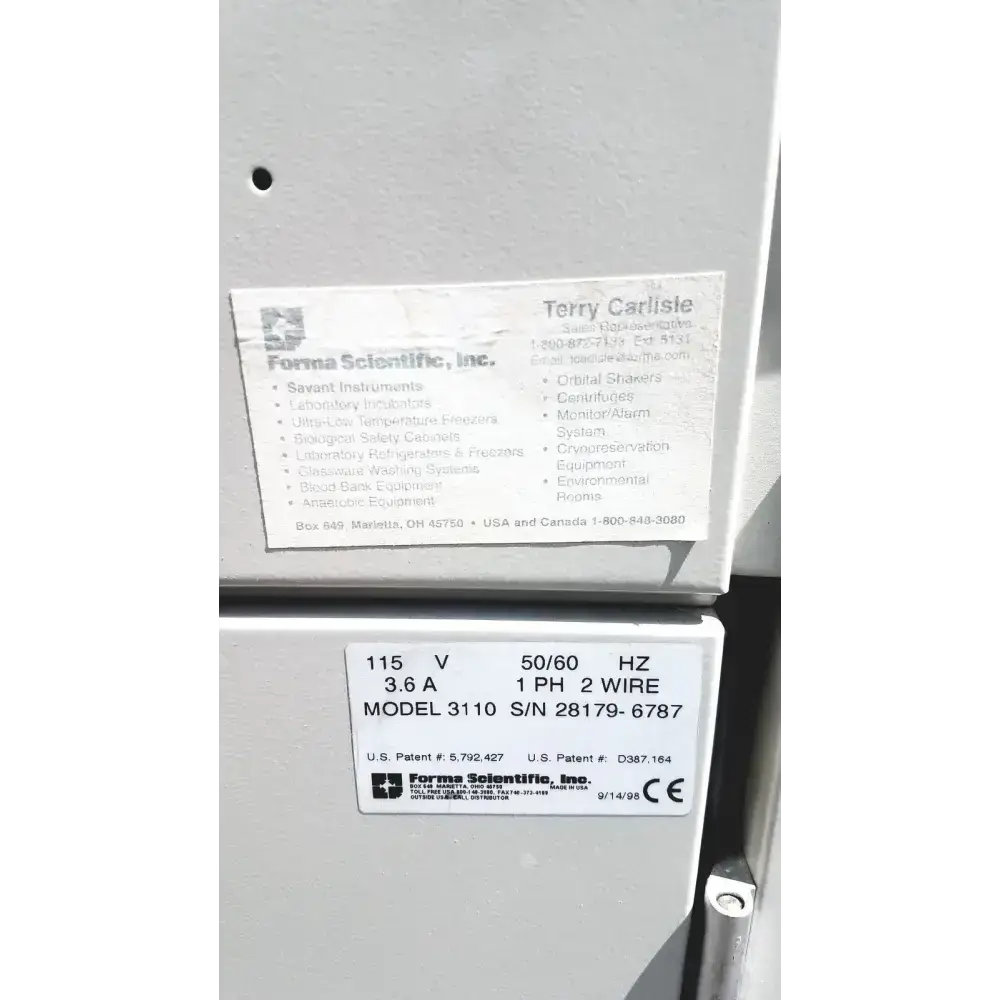 Forma Scientific 3110 Water-Jacketed Lab Incubator - CO2