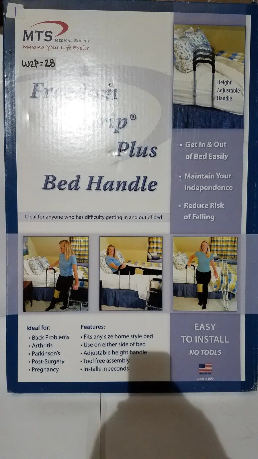 Freedom Grip Plus Bed Handle – Patient Support Aid