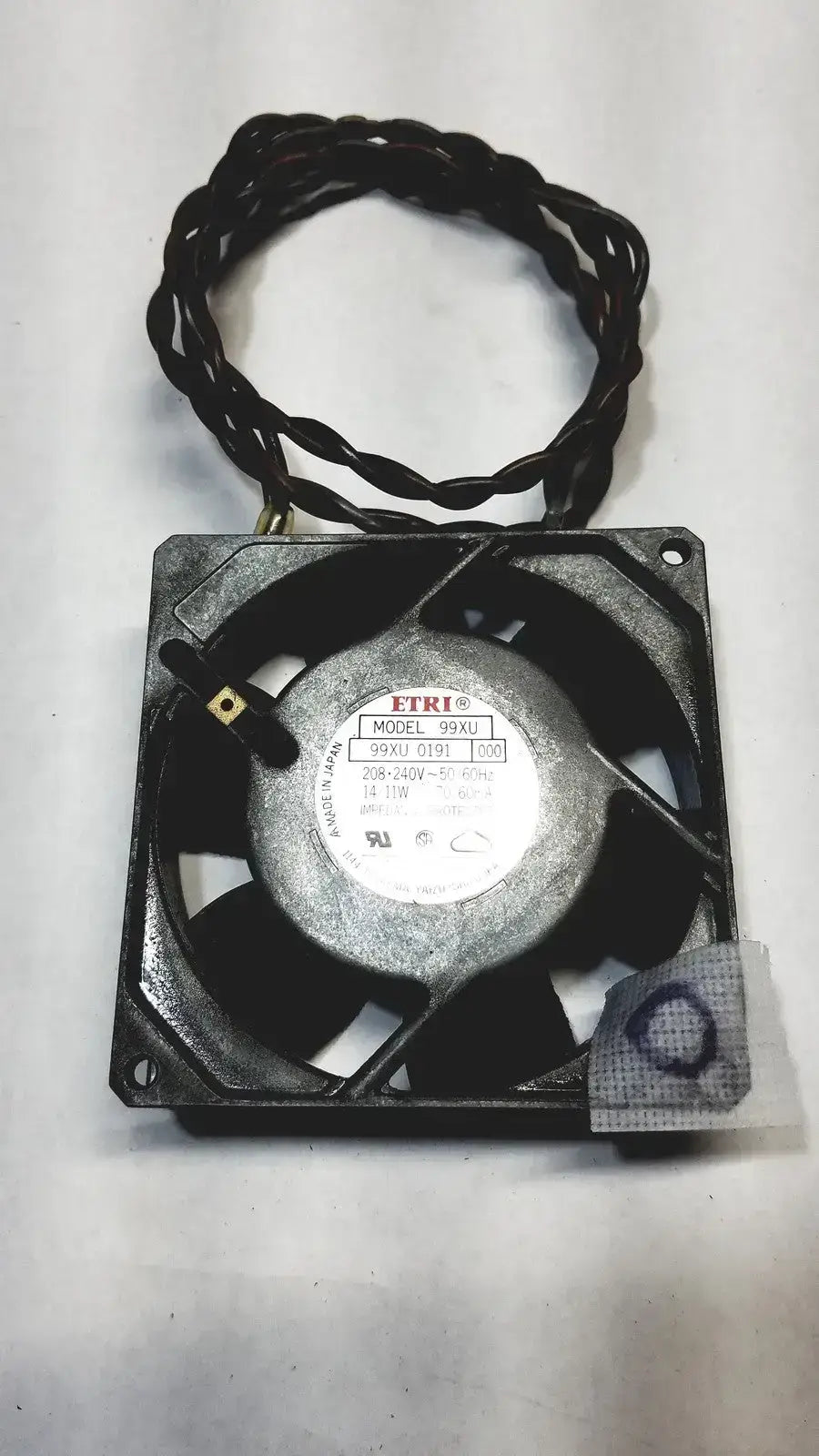 FTRI FAN Model 99XU 0191 000 208 240V 50/60HZ - Cooling Fan