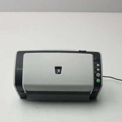 Silver and black fujitsu fi-6130z high-speed duplex document scanner with sleek modern design for efficient scanning