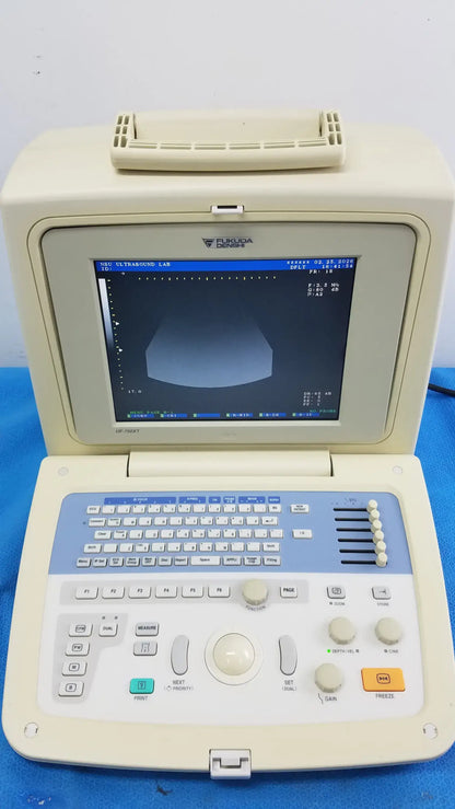 Fukuda Denshi Tellus UF-750XT Diagnostic Ultrasound Imaging System - Portable