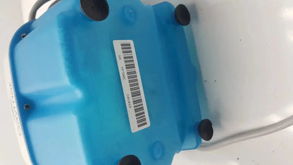 Blue plastic Gaymar T Pump TP700C professional heat therapy pump with black rubber feet and white barcode label