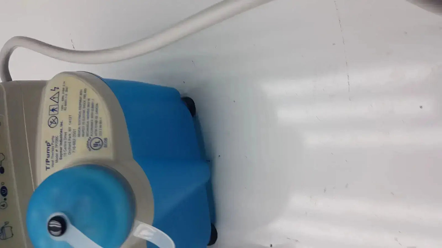 Gaymar t pump professional heat therapy pump tp700c in blue and beige with white power cord for heat therapy use
