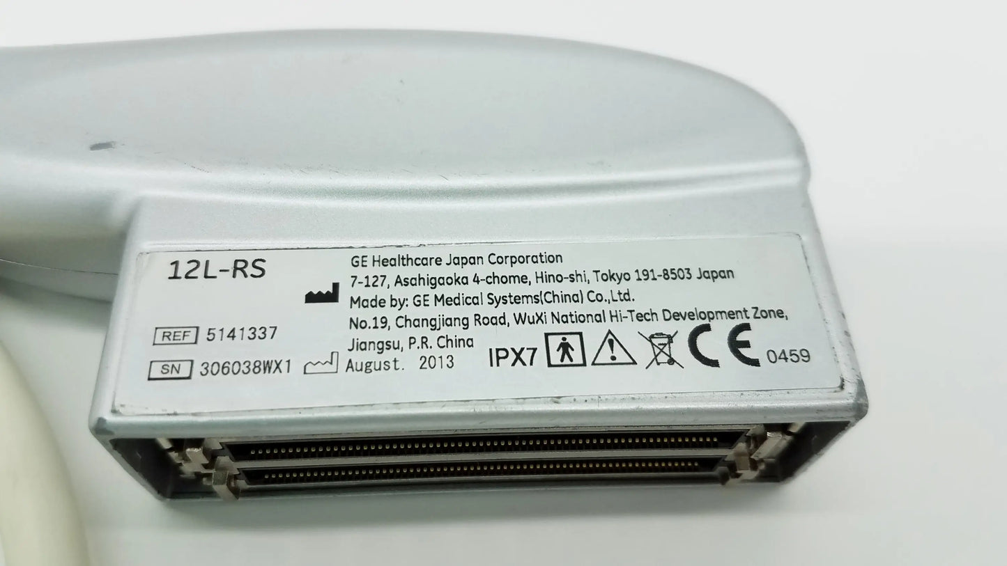 GE 12L-RS Linear Array Ultrasound Transducer Probe