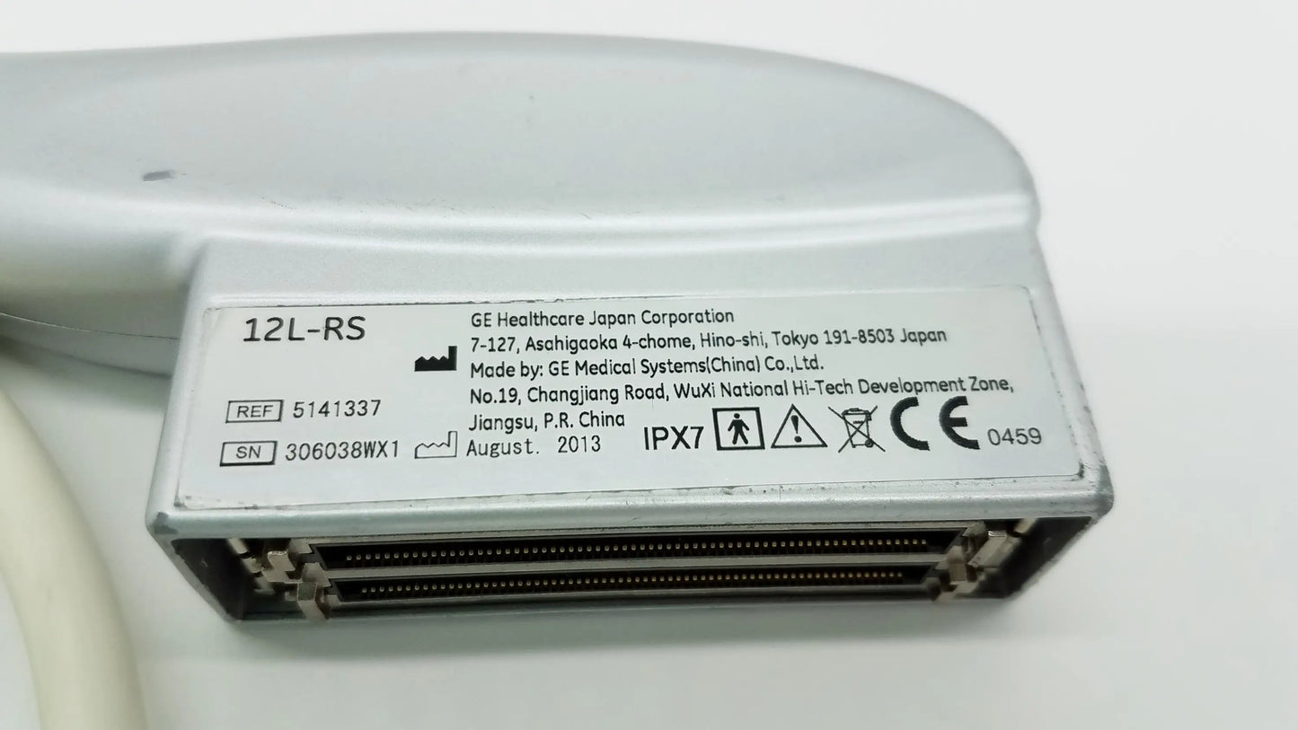GE 12L-RS Linear Array Ultrasound Transducer Probe