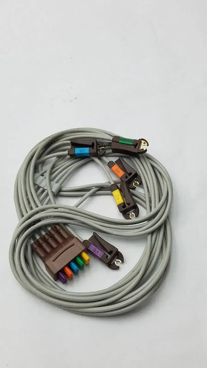 GE 416467-001 Multi-Link ECG Leadwire V2-6 Grabber AHA