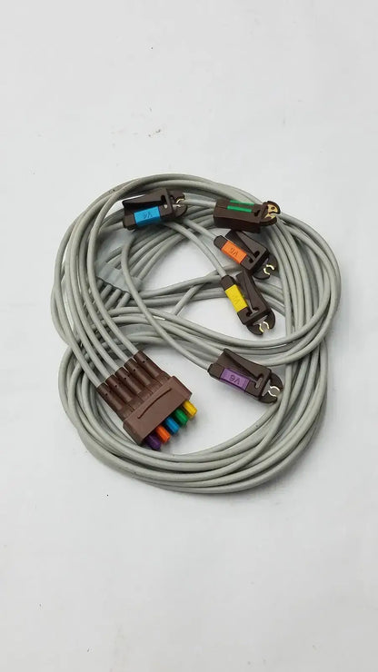 GE 416467-001 Multi-Link ECG Leadwire V2-6 Grabber AHA