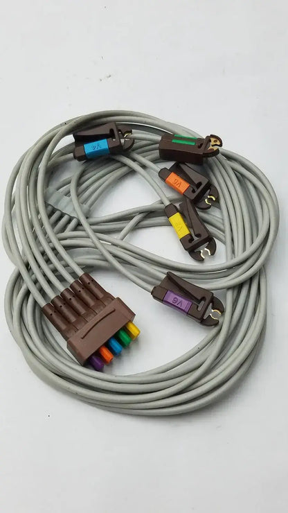 GE 416467-001 Multi-Link ECG Leadwire V2-6 Grabber AHA