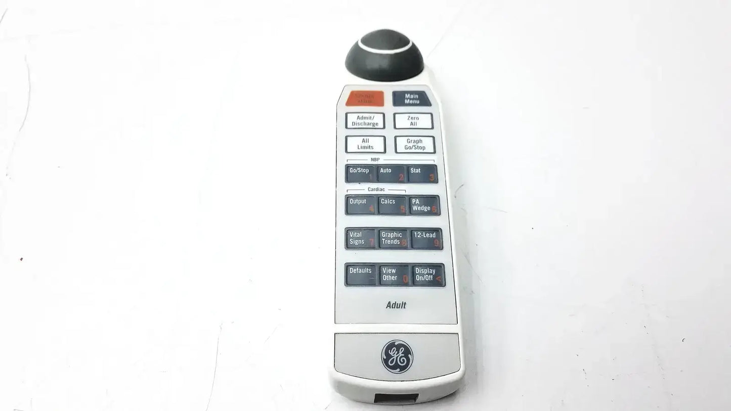 GE Adult Solar 8000M/8000I Remote Control - Patient Monitor Accessory