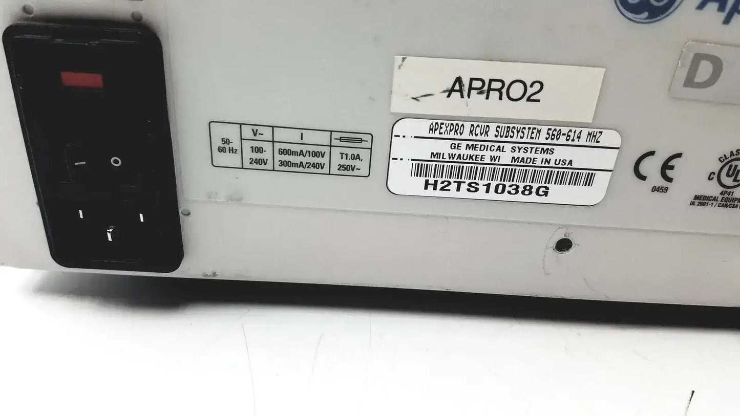 GE ApexPro RCVR Subsystem 560-614 mhz Telelemetry Receiver - Telemetry