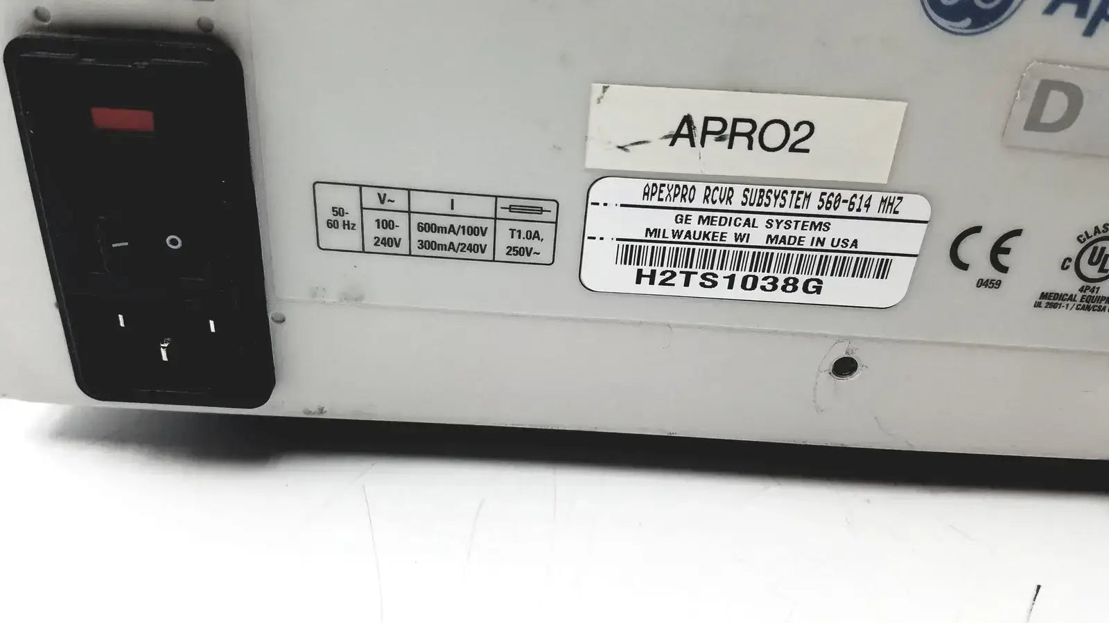 GE ApexPro RCVR Subsystem 560-614 mhz Telelemetry Receiver - Telemetry