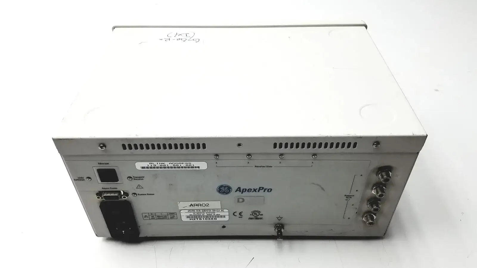 GE ApexPro RCVR Subsystem 560-614 mhz Telelemetry Receiver - Telemetry