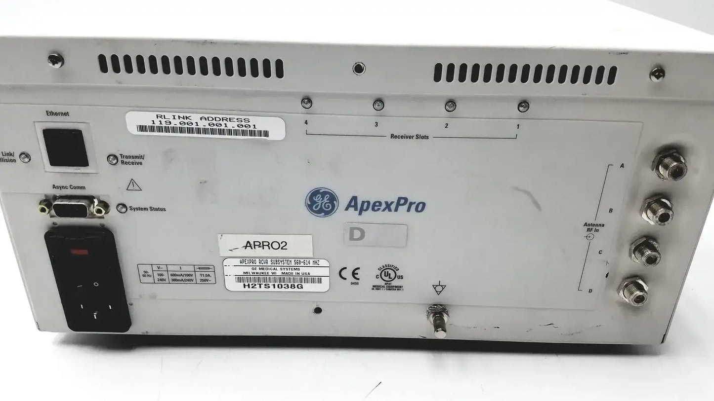 GE ApexPro RCVR Subsystem 560-614 mhz Telelemetry Receiver - Telemetry
