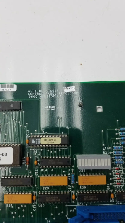 GE Assy 00-876613-07 (A13) Control Panel Processor 9600 Monitor Cart Workstation - Assembly